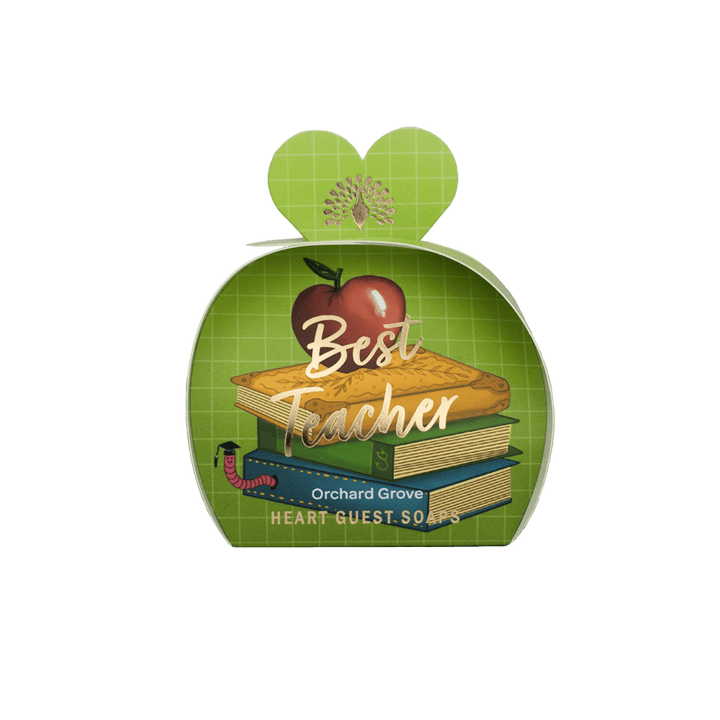 Best Teacher - Orchard Grove Mini Heart Gift Soaps (3 x 20g) from our Luxury Bar Soap collection by The English Soap Company