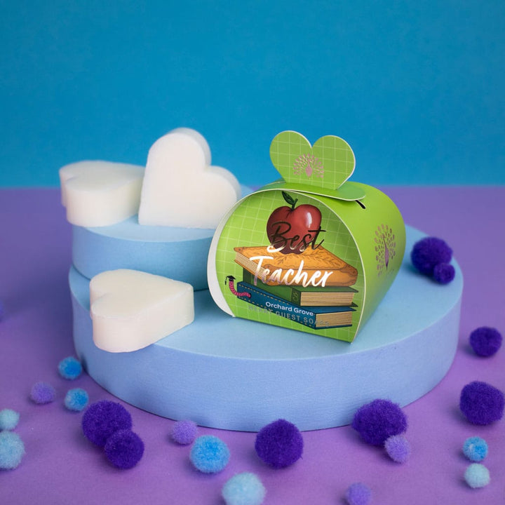 Best Teacher - Orchard Grove Mini Heart Gift Soaps (3 x 20g) from our Luxury Bar Soap collection by The English Soap Company