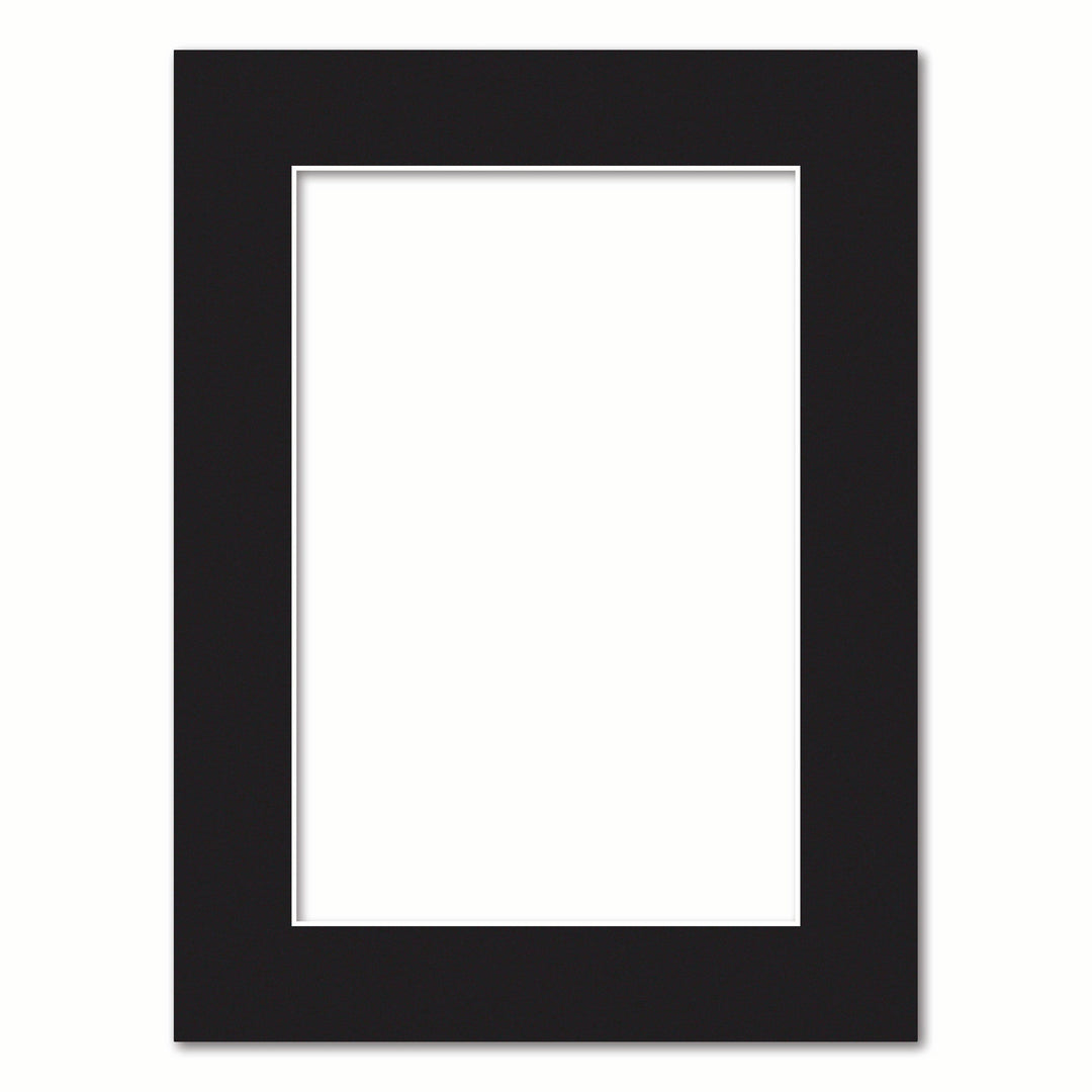 Black Acid-Free Mat Board 30x40cm to suit 8x12in (20x30cm) image from our Mat Boards collection by Profile Products (Australia) Pty Ltd