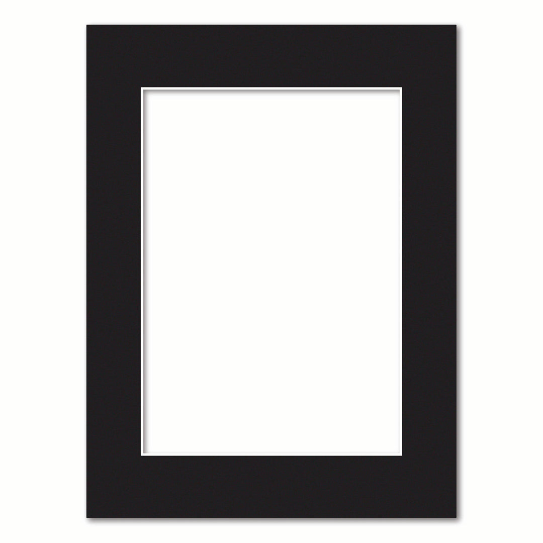 Black Acid-Free Mat Board 30x40cm to suit A4 (21x30cm) image from our Mat Boards collection by Profile Products (Australia) Pty Ltd