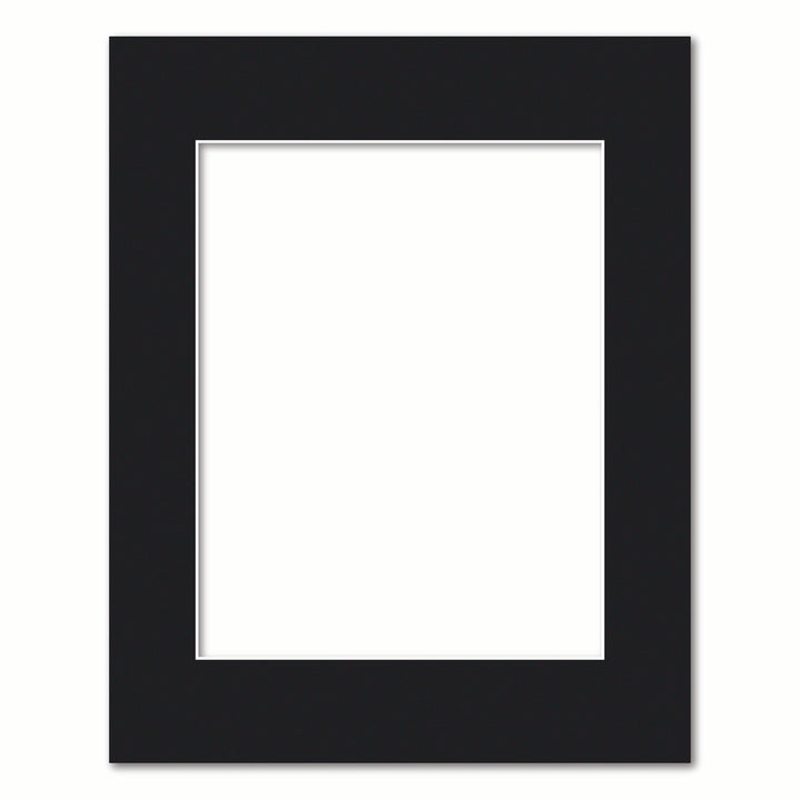 Black Acid-Free Mat Board 40x50cm to suit 11x14in (28x35cm) image from our Mat Boards collection by Profile Products (Australia) Pty Ltd
