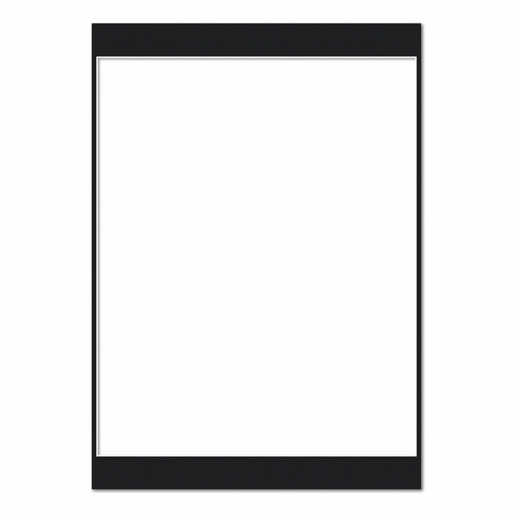 Black Acid-Free Mat Board A2 (42x59.4cm) to suit 16x20in (40.6x50.8cm) image from our Mat Boards collection by Profile Products (Australia) Pty Ltd