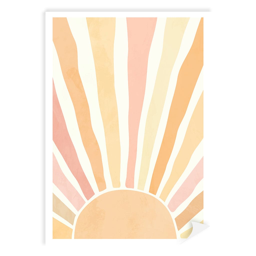 Boho Sunshine Wall Art Print A4 (21 x 29.7cm) / Print Only / No Border from our Australian Made Framed Wall Art, Prints & Posters collection by Profile Products (Australia) Pty Ltd