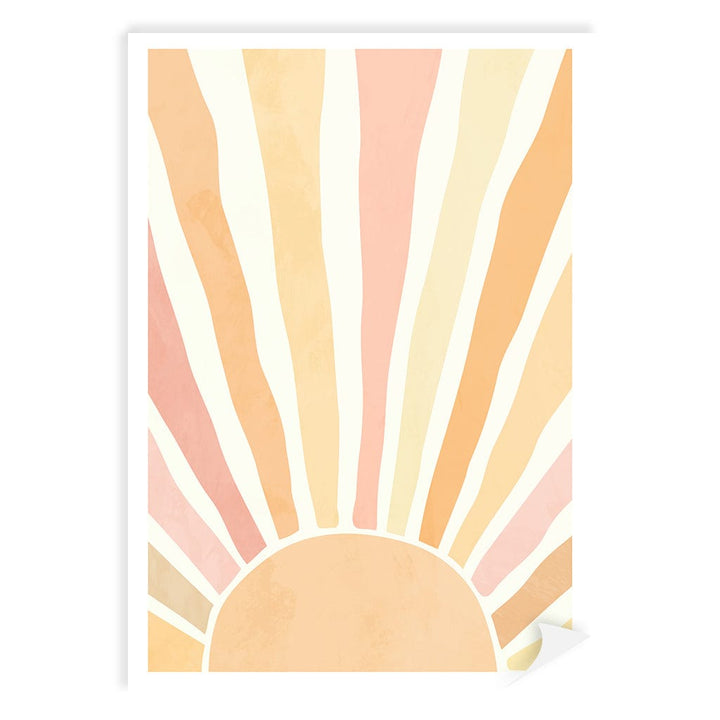Boho Sunshine Wall Art Print A4 (21 x 29.7cm) / Print Only / No Border from our Australian Made Framed Wall Art, Prints & Posters collection by Profile Products (Australia) Pty Ltd