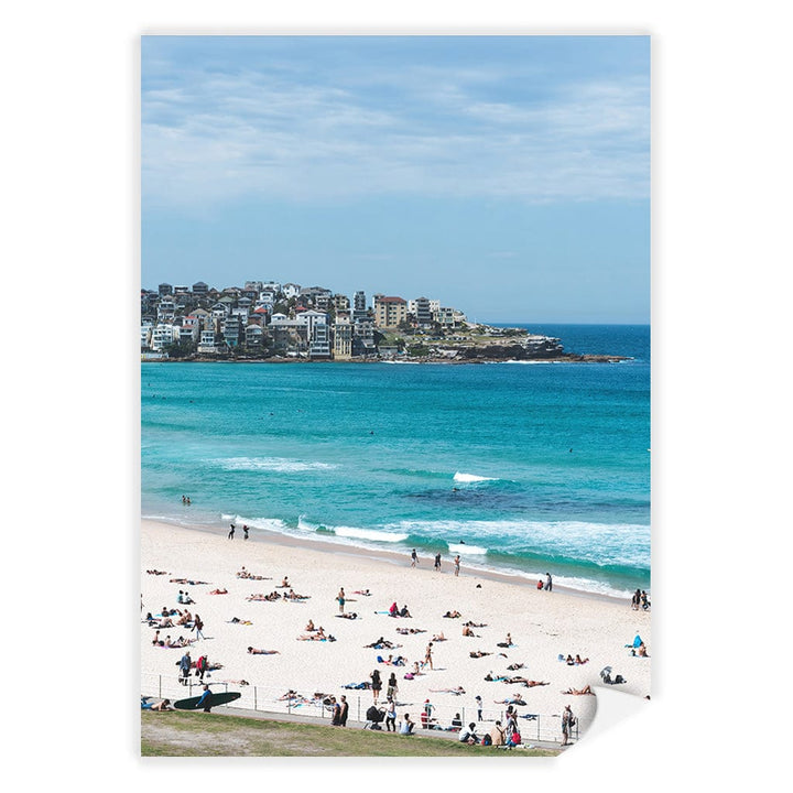 Bondi Beach Life Wall Art Print A4 (21 x 29.7cm) / Print Only / No Border from our Australian Made Framed Wall Art, Prints & Posters collection by Profile Products (Australia) Pty Ltd