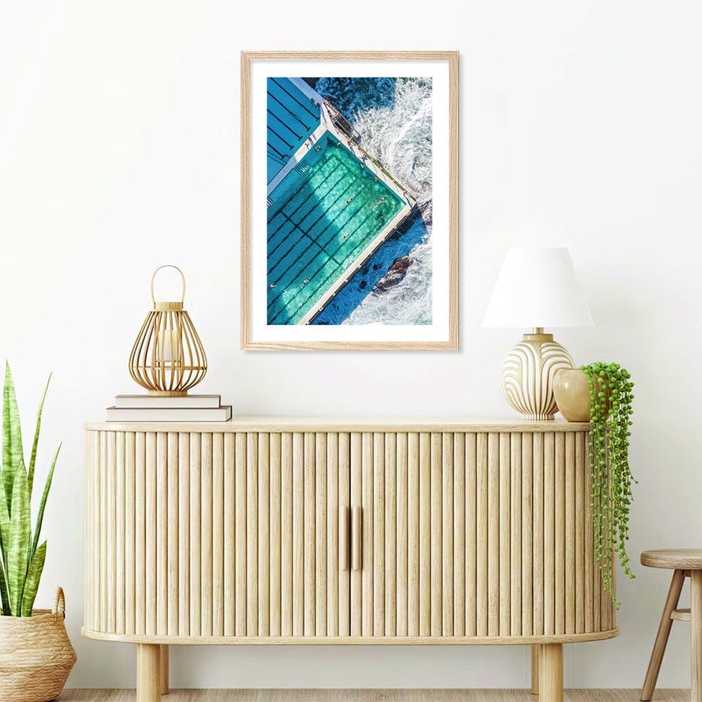 Bondi Icebergs Wall Art Print from our Australian Made Framed Wall Art, Prints & Posters collection by Profile Products (Australia) Pty Ltd