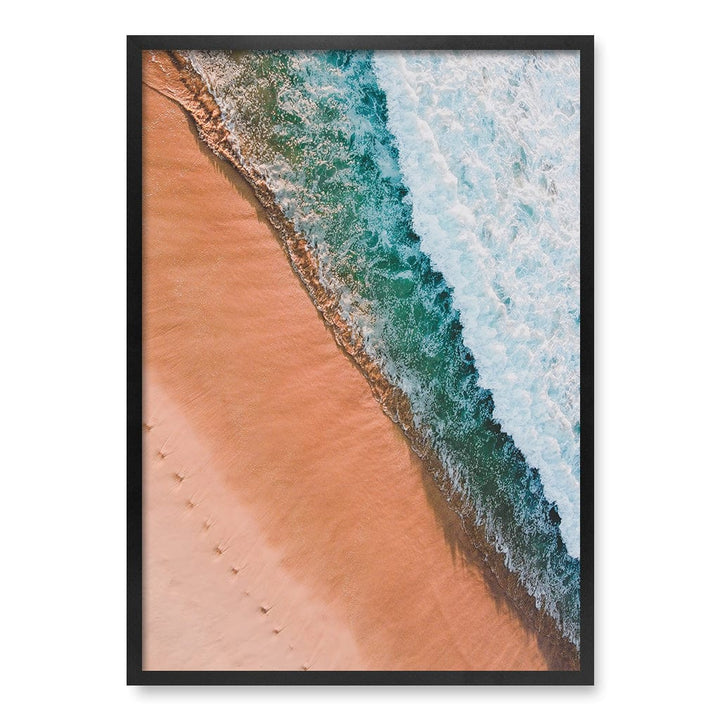 Bondi Sands Wall Art Print A1 (59.4 x 84.1cm) / Matte Black Frame / No Border from our Australian Made Framed Wall Art, Prints & Posters collection by Profile Products (Australia) Pty Ltd