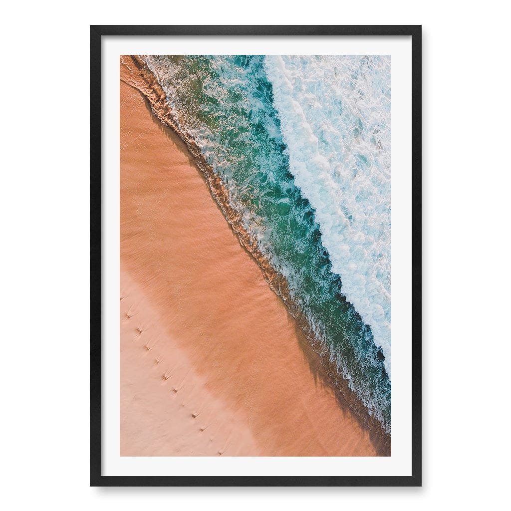 Bondi Sands Wall Art Print A1 (59.4 x 84.1cm) / Matte Black Frame / White Border from our Australian Made Framed Wall Art, Prints & Posters collection by Profile Products (Australia) Pty Ltd