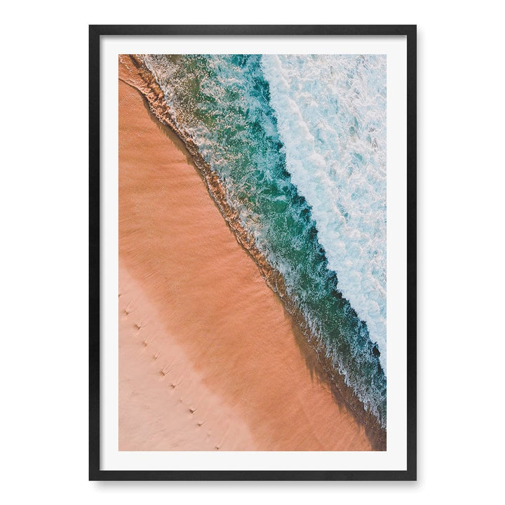 Bondi Sands Wall Art Print A1 (59.4 x 84.1cm) / Matte Black Frame / White Border from our Australian Made Framed Wall Art, Prints & Posters collection by Profile Products (Australia) Pty Ltd