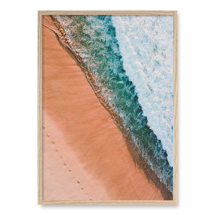 Bondi Sands Wall Art Print A1 (59.4 x 84.1cm) / Natural Oak Frame / No Border from our Australian Made Framed Wall Art, Prints & Posters collection by Profile Products (Australia) Pty Ltd
