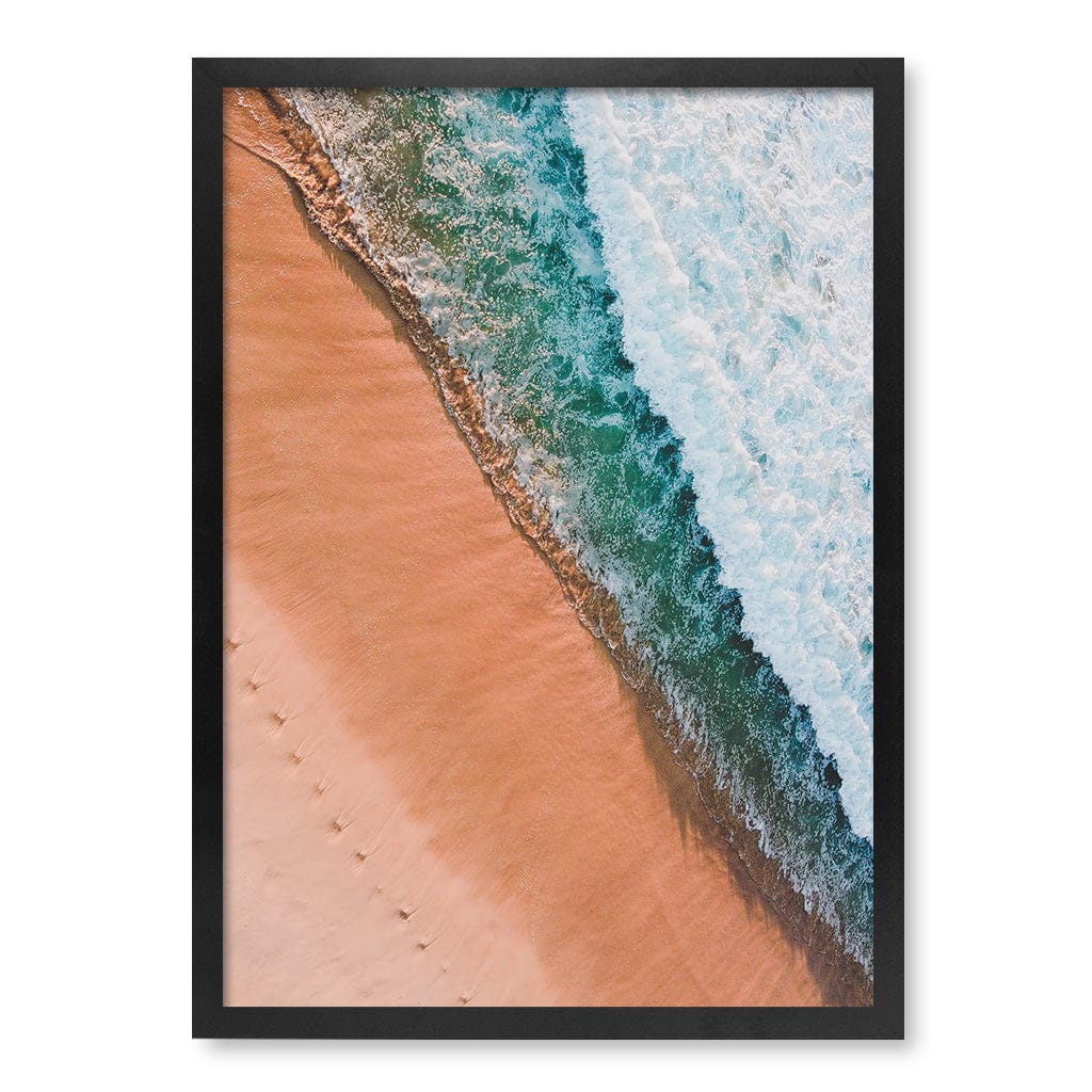 Bondi Sands Wall Art Print A2 (42 x 59.4cm) / Matte Black Frame / No Border from our Australian Made Framed Wall Art, Prints & Posters collection by Profile Products (Australia) Pty Ltd