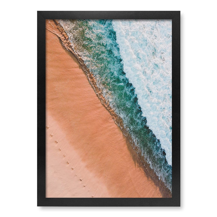 Bondi Sands Wall Art Print A3 (29.7 x 42cm) / Matte Black Frame / No Border from our Australian Made Framed Wall Art, Prints & Posters collection by Profile Products (Australia) Pty Ltd