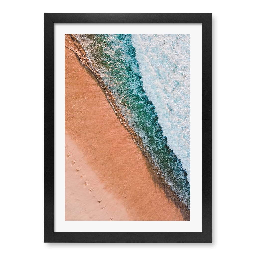 Bondi Sands Wall Art Print A3 (29.7 x 42cm) / Matte Black Frame / White Border from our Australian Made Framed Wall Art, Prints & Posters collection by Profile Products (Australia) Pty Ltd