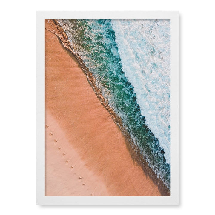 Bondi Sands Wall Art Print A3 (29.7 x 42cm) / Matte White Frame / No Border from our Australian Made Framed Wall Art, Prints & Posters collection by Profile Products (Australia) Pty Ltd