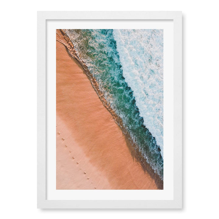 Bondi Sands Wall Art Print A3 (29.7 x 42cm) / Matte White Frame / White Border from our Australian Made Framed Wall Art, Prints & Posters collection by Profile Products (Australia) Pty Ltd