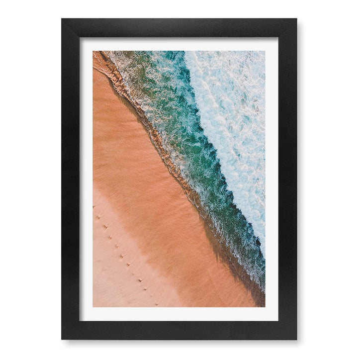 Bondi Sands Wall Art Print A4 (21 x 29.7cm) / Matte Black Frame / White Border from our Australian Made Framed Wall Art, Prints & Posters collection by Profile Products (Australia) Pty Ltd