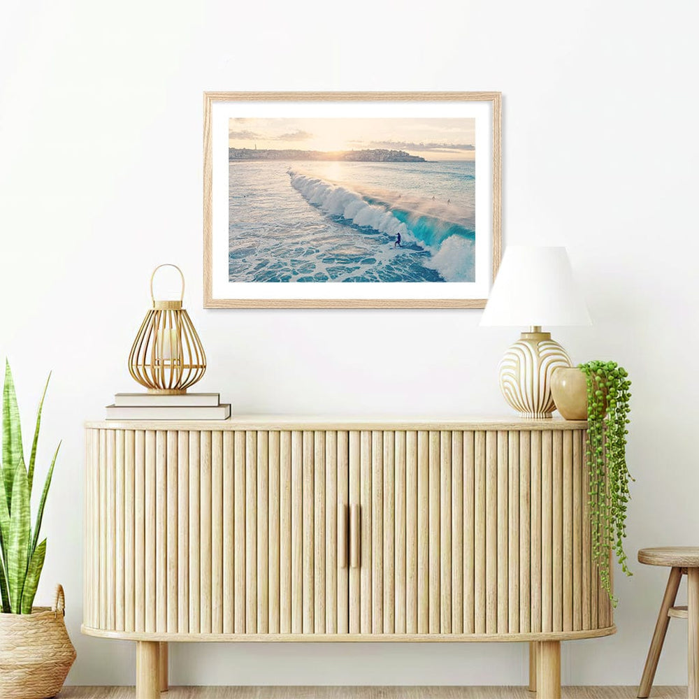 Bondi Surf Break Wall Art Print from our Australian Made Framed Wall Art, Prints & Posters collection by Profile Products (Australia) Pty Ltd