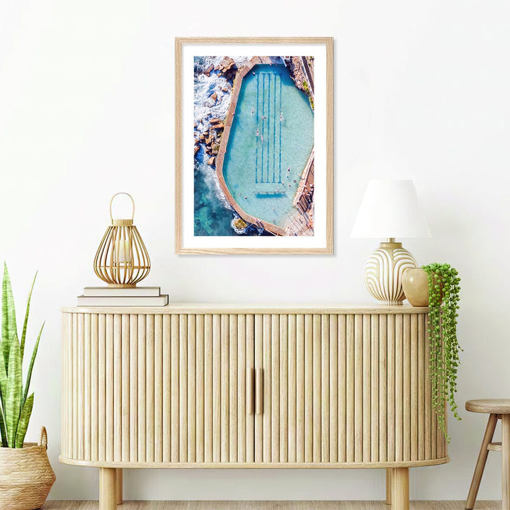 Bronte Ocean Pool 2 Wall Art Print from our Australian Made Framed Wall Art, Prints & Posters collection by Profile Products (Australia) Pty Ltd
