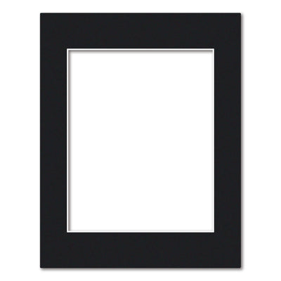 Bulk Mat Board Value Bundle - Black (10 Pack) 11x14in (27.9x35.5cm) to suit 8x10in (20x25cm) image from our Mat Boards collection by Profile Products (Australia) Pty Ltd