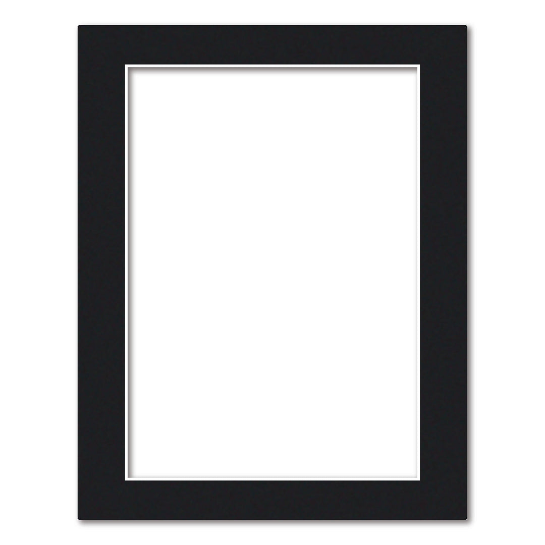 Bulk Mat Board Value Bundle - Black (10 Pack) 11x14in (27.9x35.5cm) to suit A4 (21x30cm) image from our Mat Boards collection by Profile Products (Australia) Pty Ltd