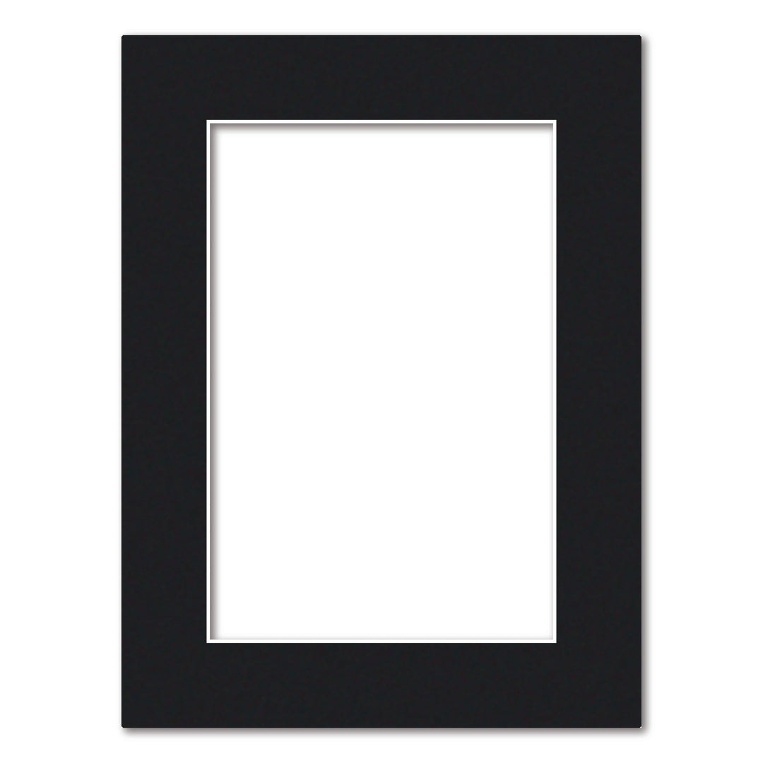 Bulk Mat Board Value Bundle - Black (10 Pack) 12x16in (30.5x40.6cm) to suit 8x12 (20x30cm) image from our Mat Boards collection by Profile Products (Australia) Pty Ltd