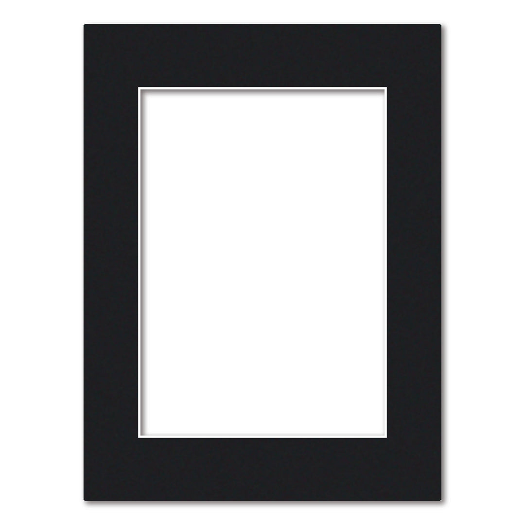 Bulk Mat Board Value Bundle - Black (10 Pack) 12x16in (30.5x40.6cm) to suit A4 (21x29.7cm) image from our Mat Boards collection by Profile Products (Australia) Pty Ltd