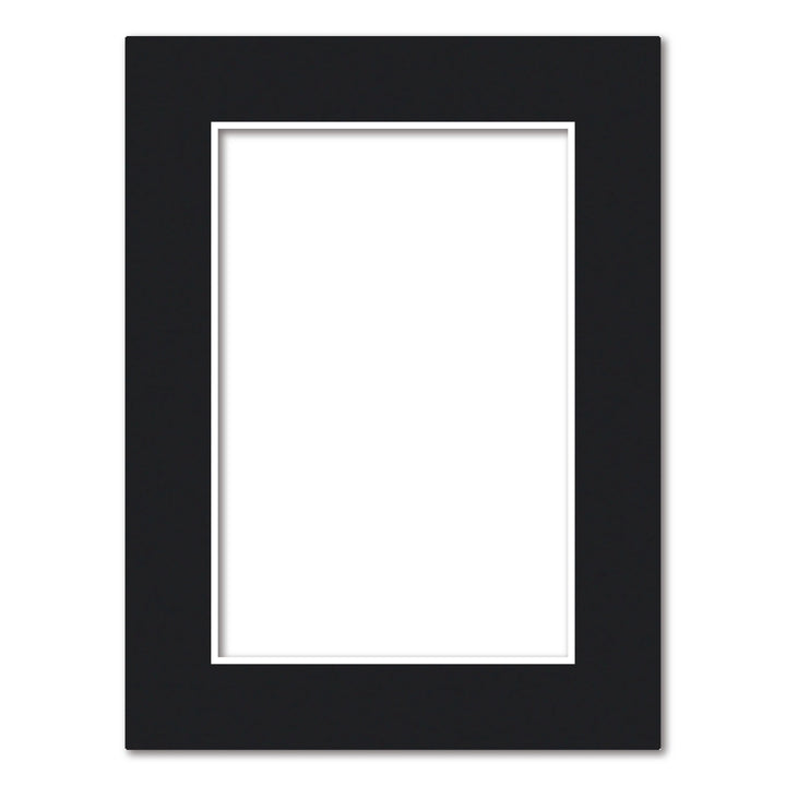 Bulk Mat Board Value Bundle - Black (10 Pack) 6x8in (15.2x20.3cm) to suit 4x6in (10x15cm) image from our Mat Boards collection by Profile Products (Australia) Pty Ltd