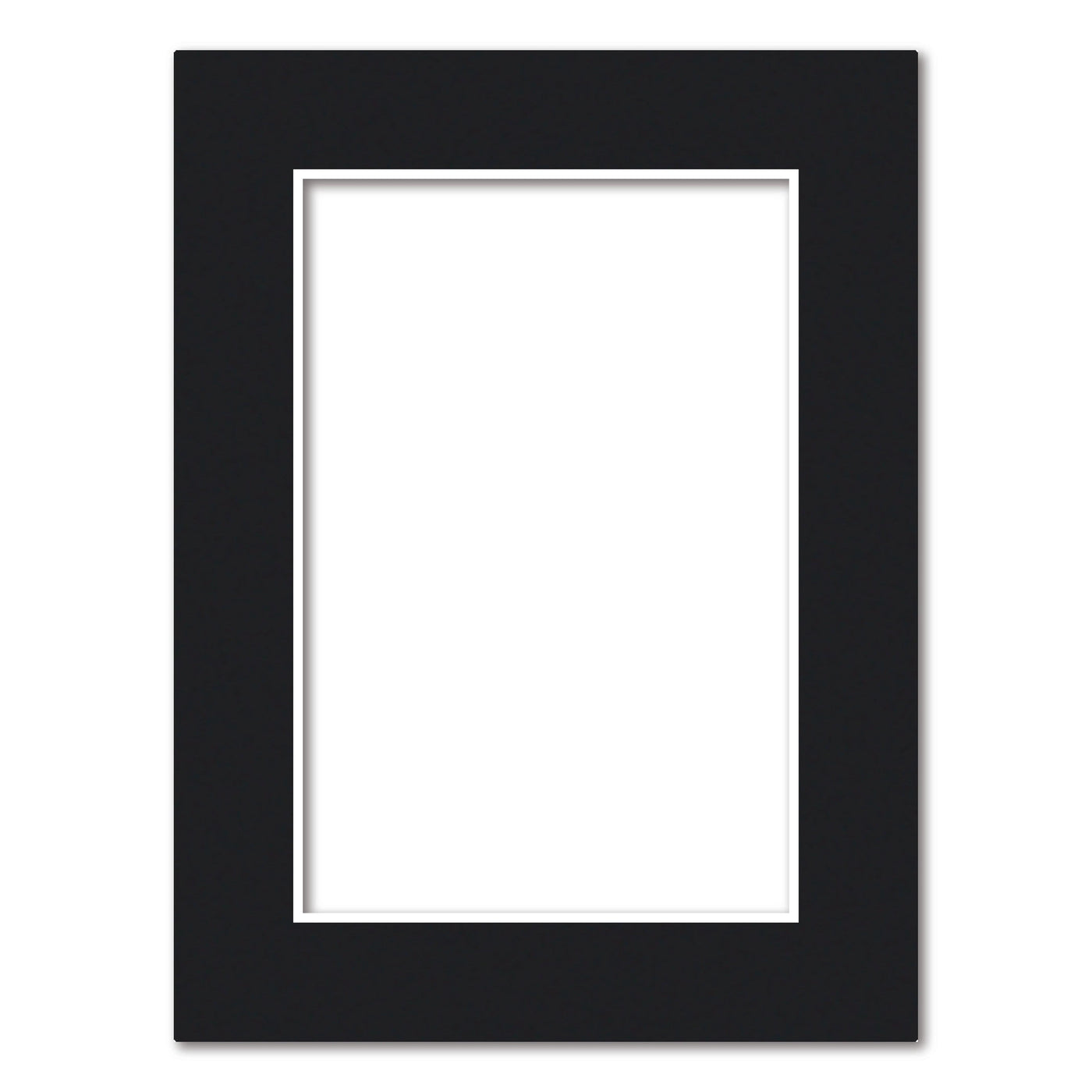 Bulk Mat Board Value Bundle - Black (10 Pack) 6x8in (15.2x20.3cm) to suit 4x6in (10x15cm) image from our Mat Boards collection by Profile Products (Australia) Pty Ltd