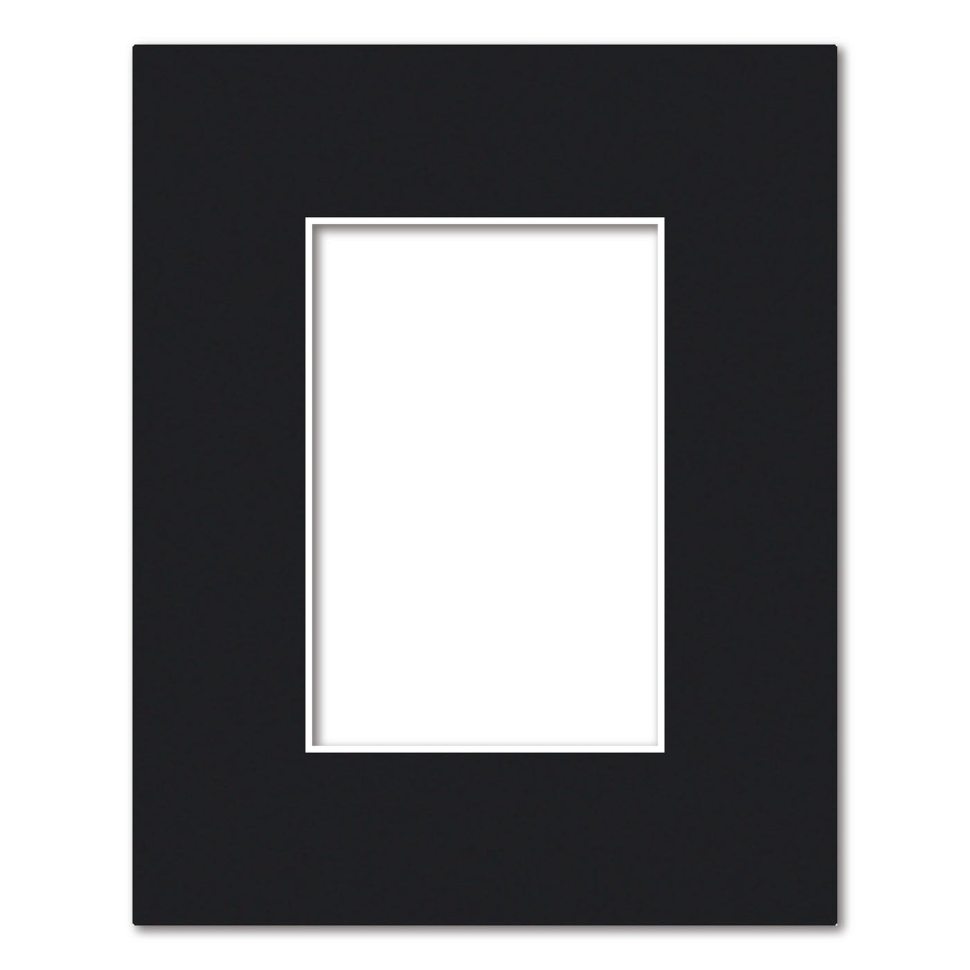 Bulk Mat Board Value Bundle - Black (10 Pack) 8x10in (20.3x25.4cm) to suit 4x6in (10x15cm) from our Mat Boards collection by Profile Products (Australia) Pty Ltd