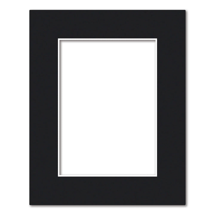 Bulk Mat Board Value Bundle - Black (10 Pack) 8x10in (20.3x25.4cm) to suit 5x7in (13x18cm) from our Mat Boards collection by Profile Products (Australia) Pty Ltd