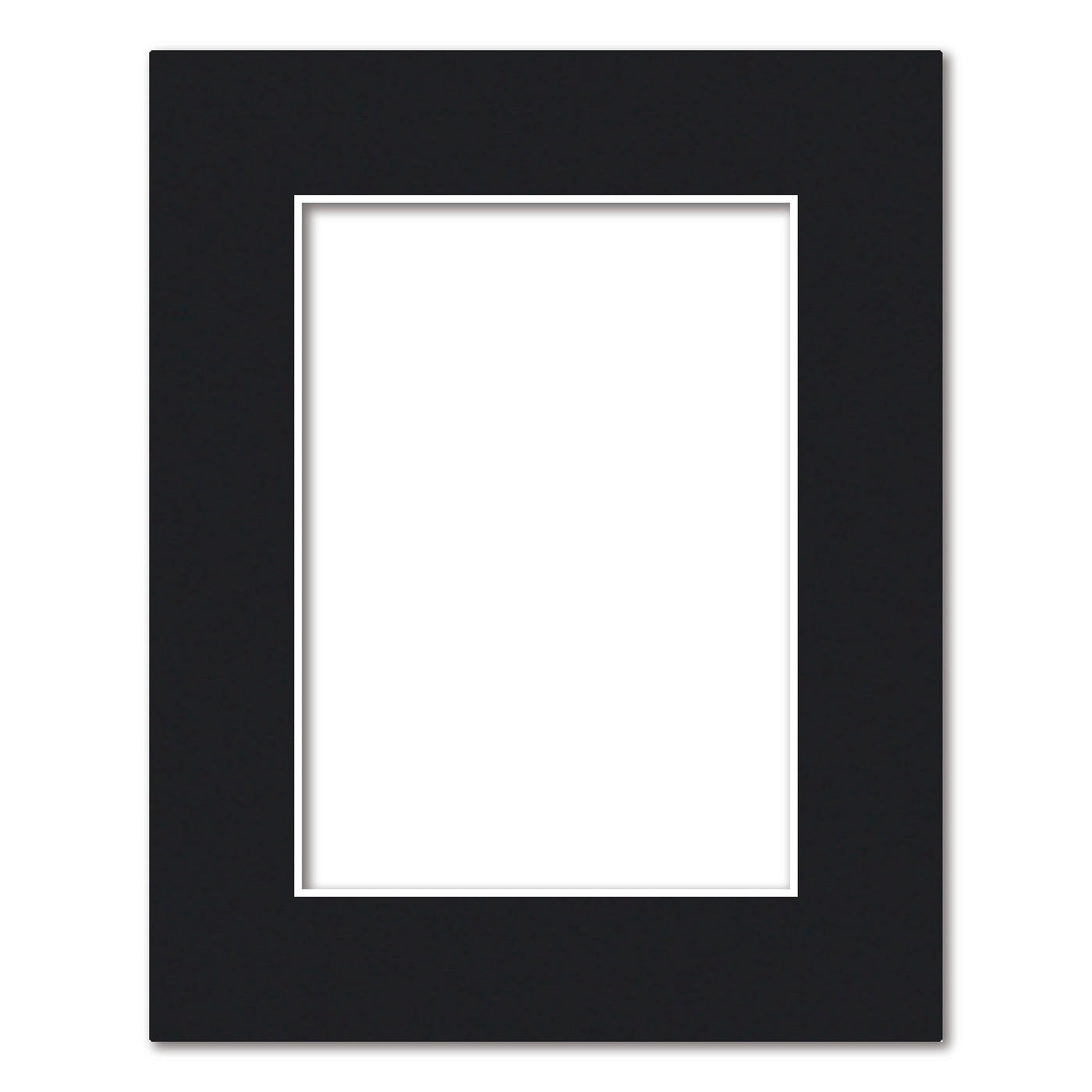 Bulk Mat Board Value Bundle - Black (10 Pack) 8x10in (20.3x25.4cm) to suit 5x7in (13x18cm) from our Mat Boards collection by Profile Products (Australia) Pty Ltd