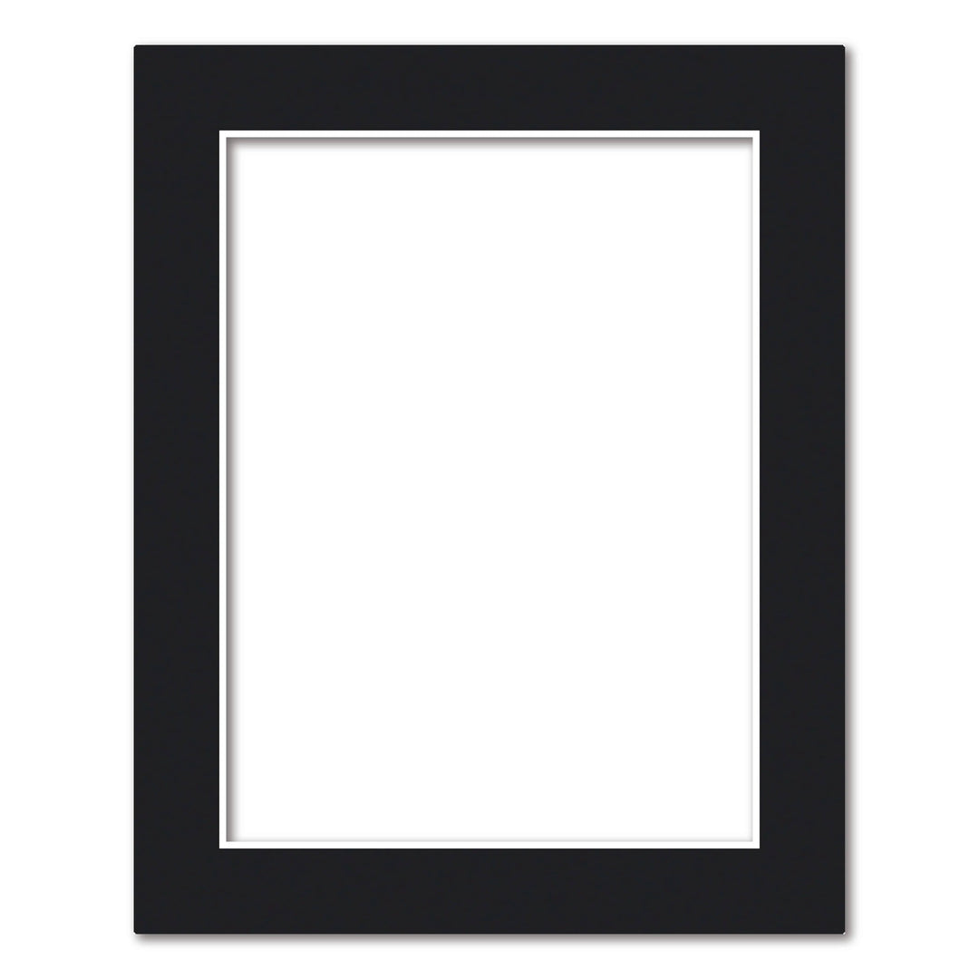 Bulk Mat Board Value Bundle - Black (10 Pack) 8x10in (20.3x25.4cm) to suit 6x8in (15x20cm) from our Mat Boards collection by Profile Products (Australia) Pty Ltd