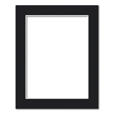 Bulk Mat Board Value Bundle - Black (10 Pack) 8x10in (20.3x25.4cm) to suit 6x8in (15x20cm) from our Mat Boards collection by Profile Products (Australia) Pty Ltd