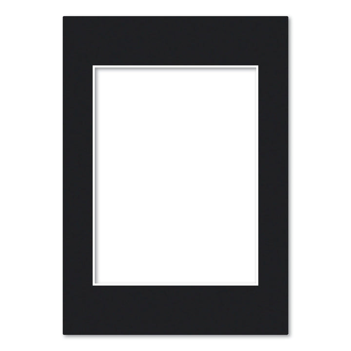 Bulk Mat Board Value Bundle - Black (10 Pack) A4 (21x29.7cm) to suit 6x8 (15x20cm) image from our Mat Boards collection by Profile Products (Australia) Pty Ltd