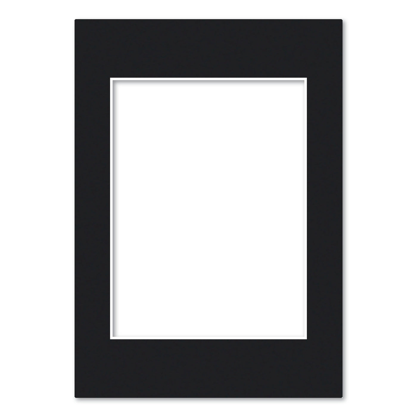 Bulk Mat Board Value Bundle - Black (10 Pack) A4 (21x29.7cm) to suit 6x8 (15x20cm) image from our Mat Boards collection by Profile Products (Australia) Pty Ltd