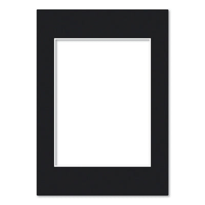 Bulk Mat Board Value Bundle - Black (10 Pack) A4 (21x29.7cm) to suit 6x8 (15x20cm) image from our Mat Boards collection by Profile Products (Australia) Pty Ltd