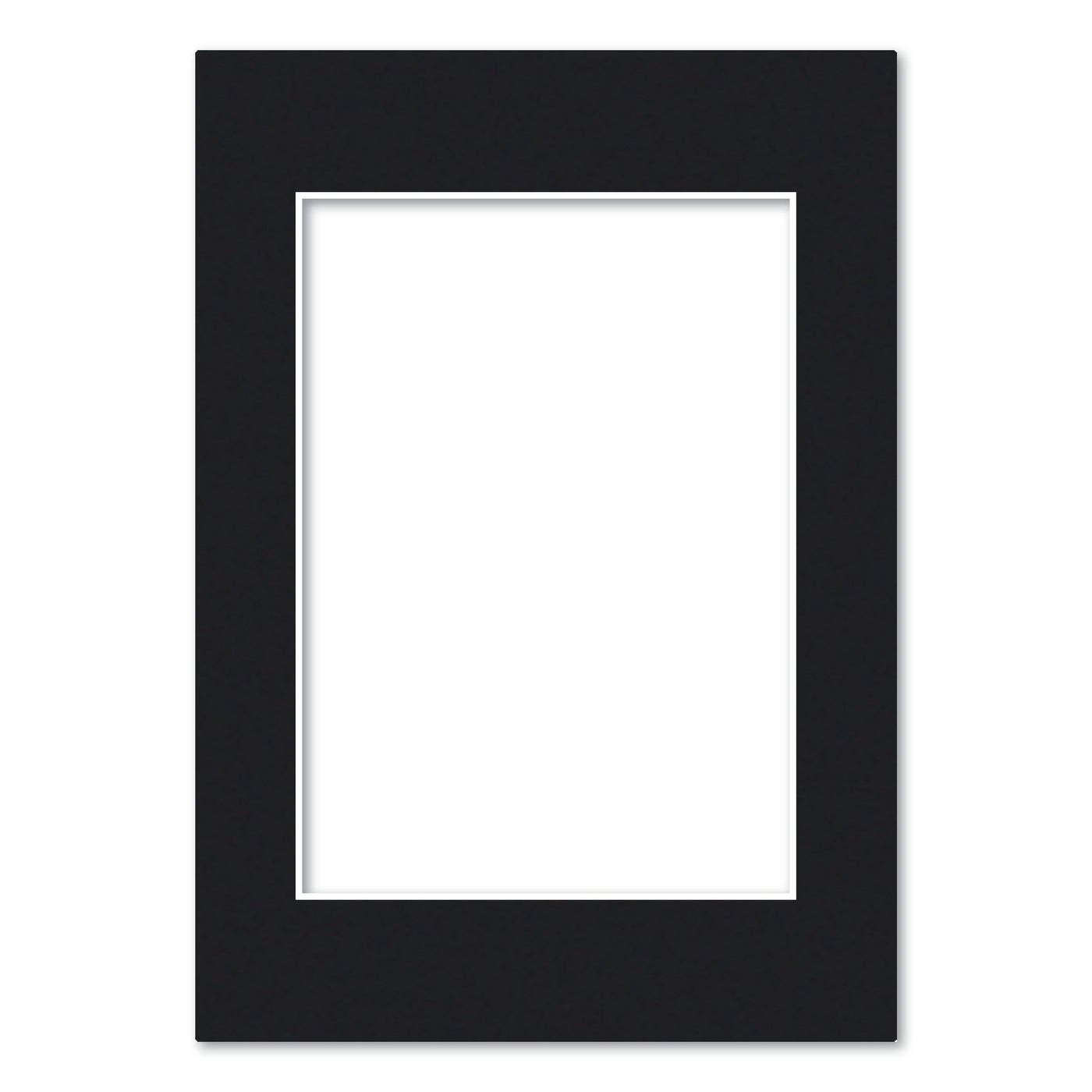 Bulk Mat Board Value Bundle - Black (10 Pack) A4 (21x29.7cm) to suit A5 (15x21cm) image from our Mat Boards collection by Profile Products (Australia) Pty Ltd