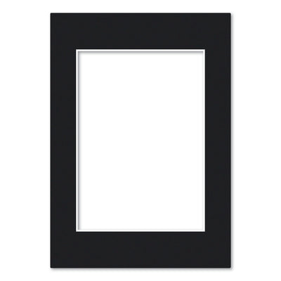 Bulk Mat Board Value Bundle - Black (10 Pack) A4 (21x29.7cm) to suit A5 (15x21cm) image from our Mat Boards collection by Profile Products (Australia) Pty Ltd