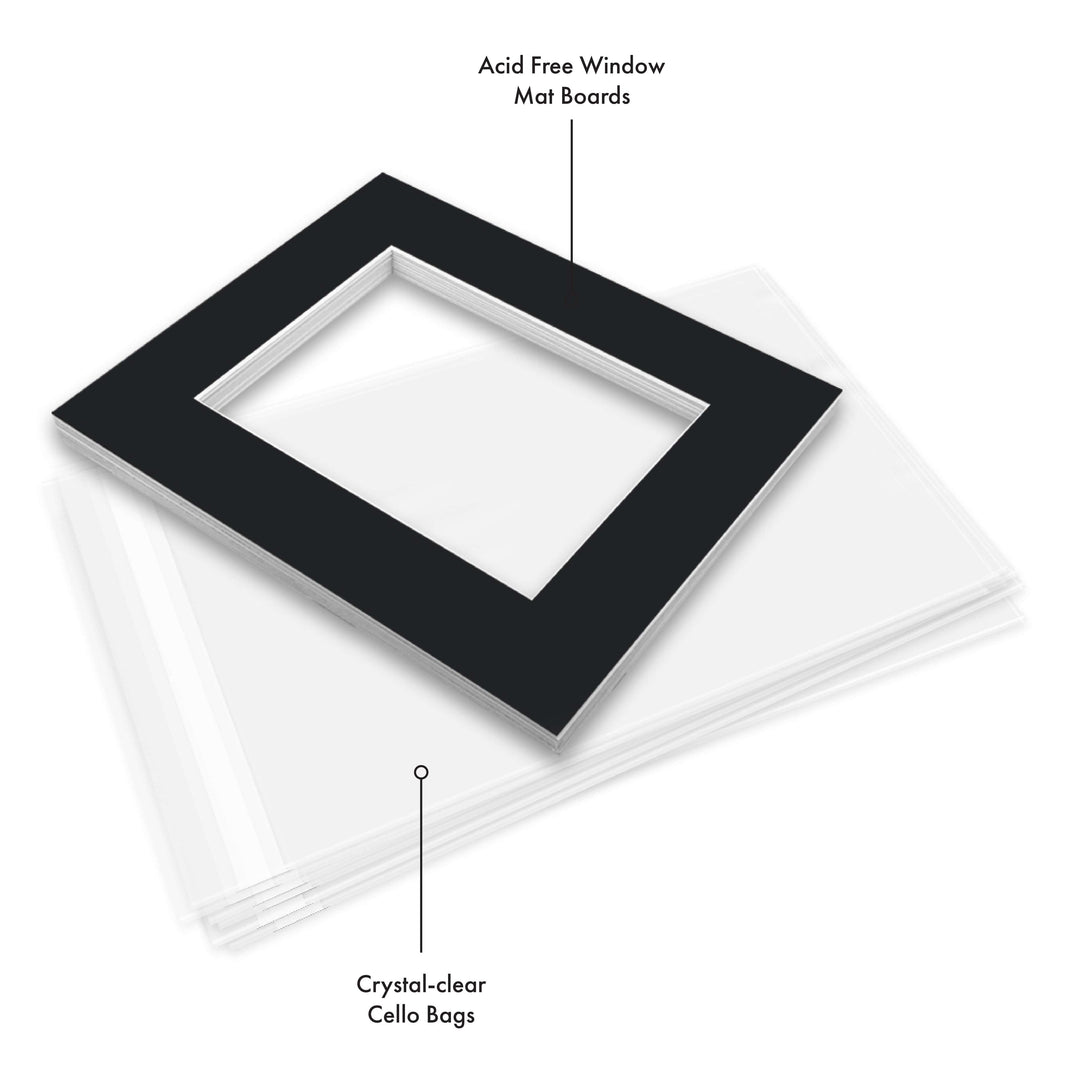 Bulk Mat Board Value Bundle - Black (10 Pack) from our Mat Boards collection by Profile Australia