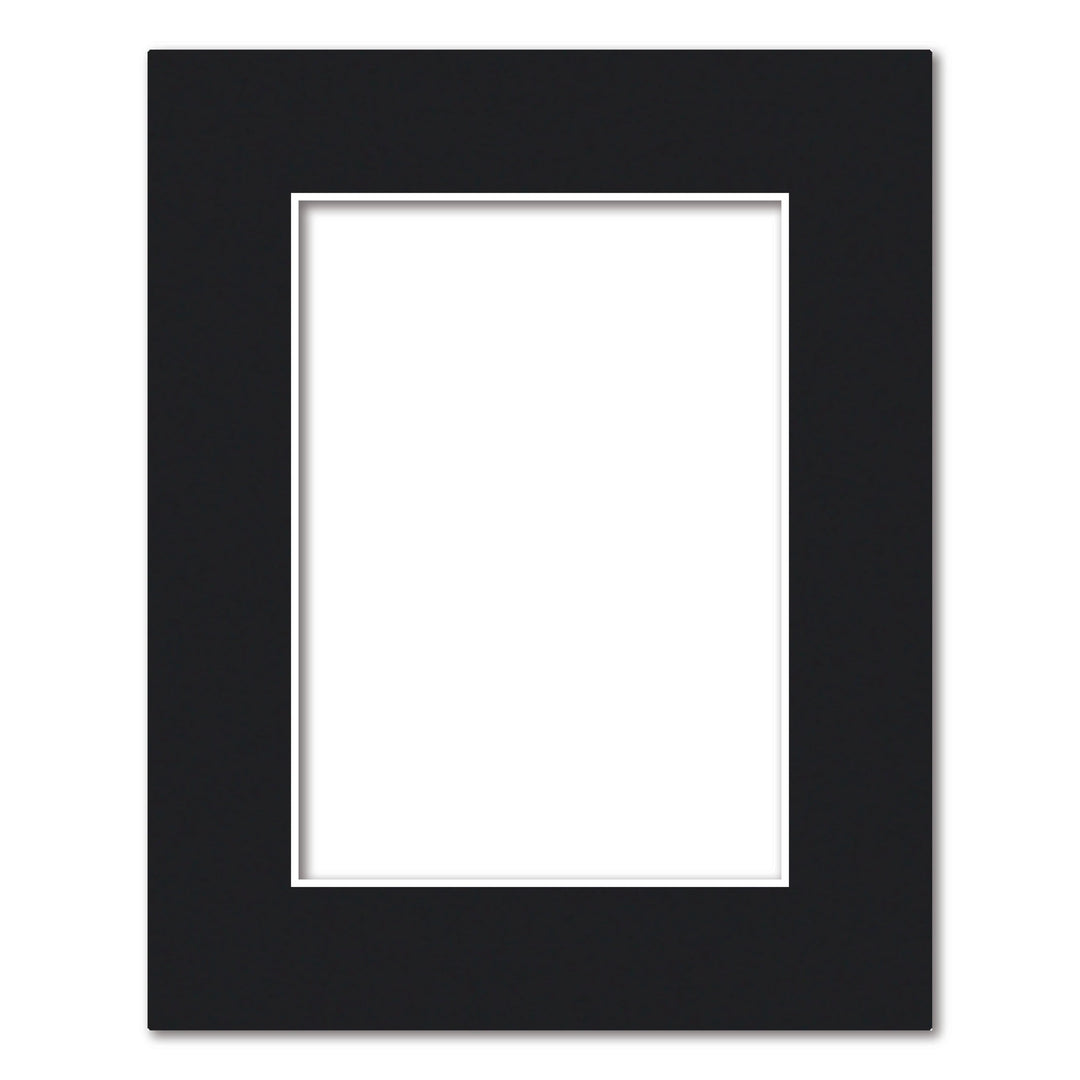 Bulk Mat Board Value Bundle - Black (100 Pack) 8x10in (20.3x25.4cm) to suit 5x7in (13x18cm) from our Mat Boards collection by Profile Products (Australia) Pty Ltd