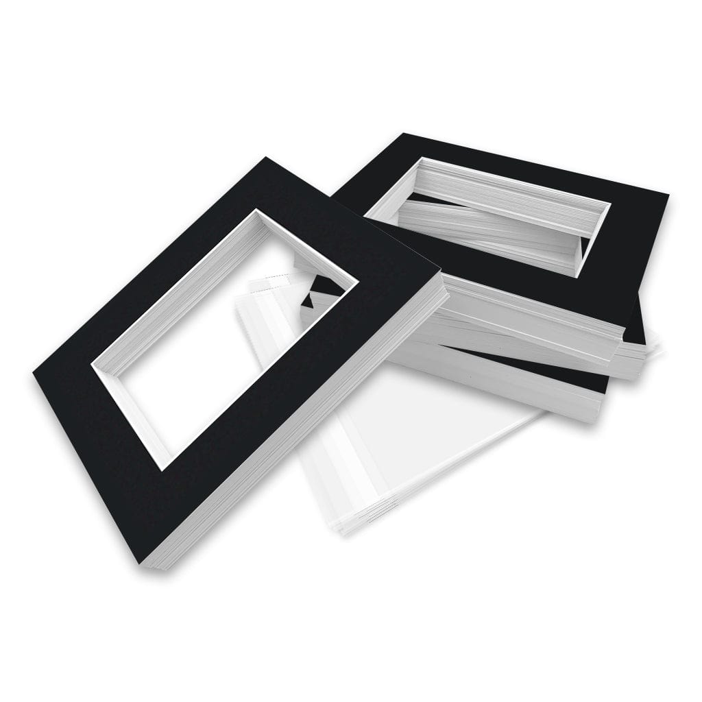 Bulk Mat Board Value Bundle - Black (100 Pack) from our Mat Boards collection by Profile Products (Australia) Pty Ltd