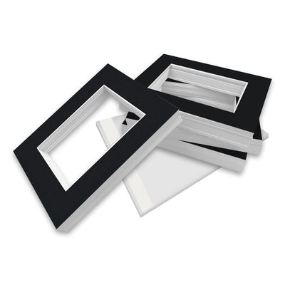 Bulk Mat Board Value Bundle - Black (100 Pack) from our Mat Boards collection by Profile Products (Australia) Pty Ltd