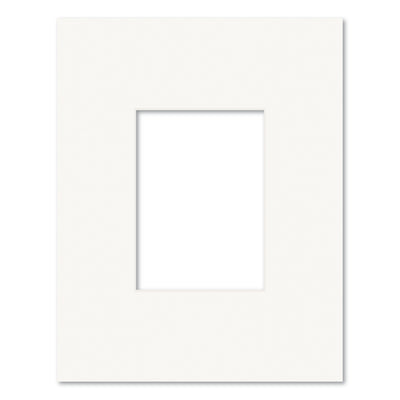 Bulk Mat Board Value Bundle - Ice White (10 Pack) 11x14in (27.9x35.5cm) to suit 5x7in (13x18cm) image from our Mat Boards collection by Profile Products (Australia) Pty Ltd