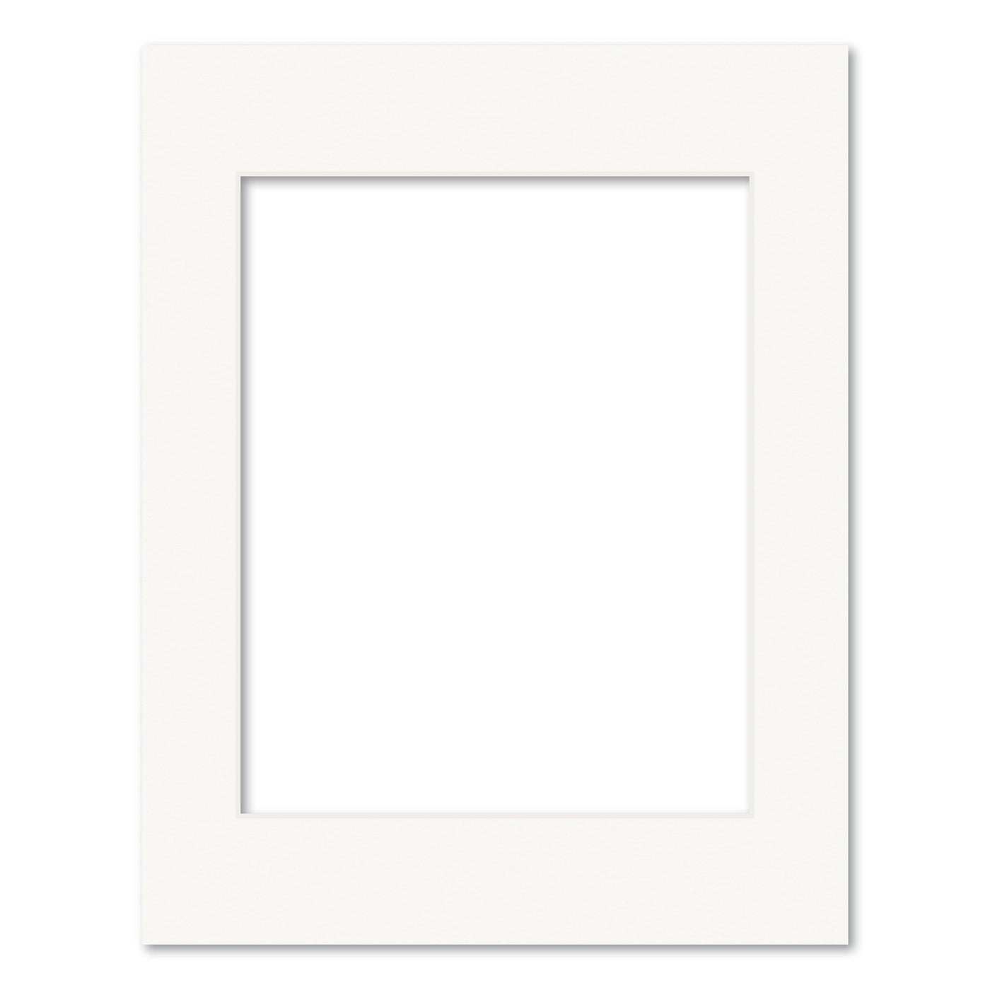 Bulk Mat Board Value Bundle - Ice White (10 Pack) 11x14in (27.9x35.5cm) to suit 8x10in (20x25cm) image from our Mat Boards collection by Profile Products (Australia) Pty Ltd