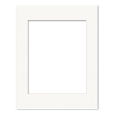 Bulk Mat Board Value Bundle - Ice White (10 Pack) 11x14in (27.9x35.5cm) to suit 8x10in (20x25cm) image from our Mat Boards collection by Profile Products (Australia) Pty Ltd