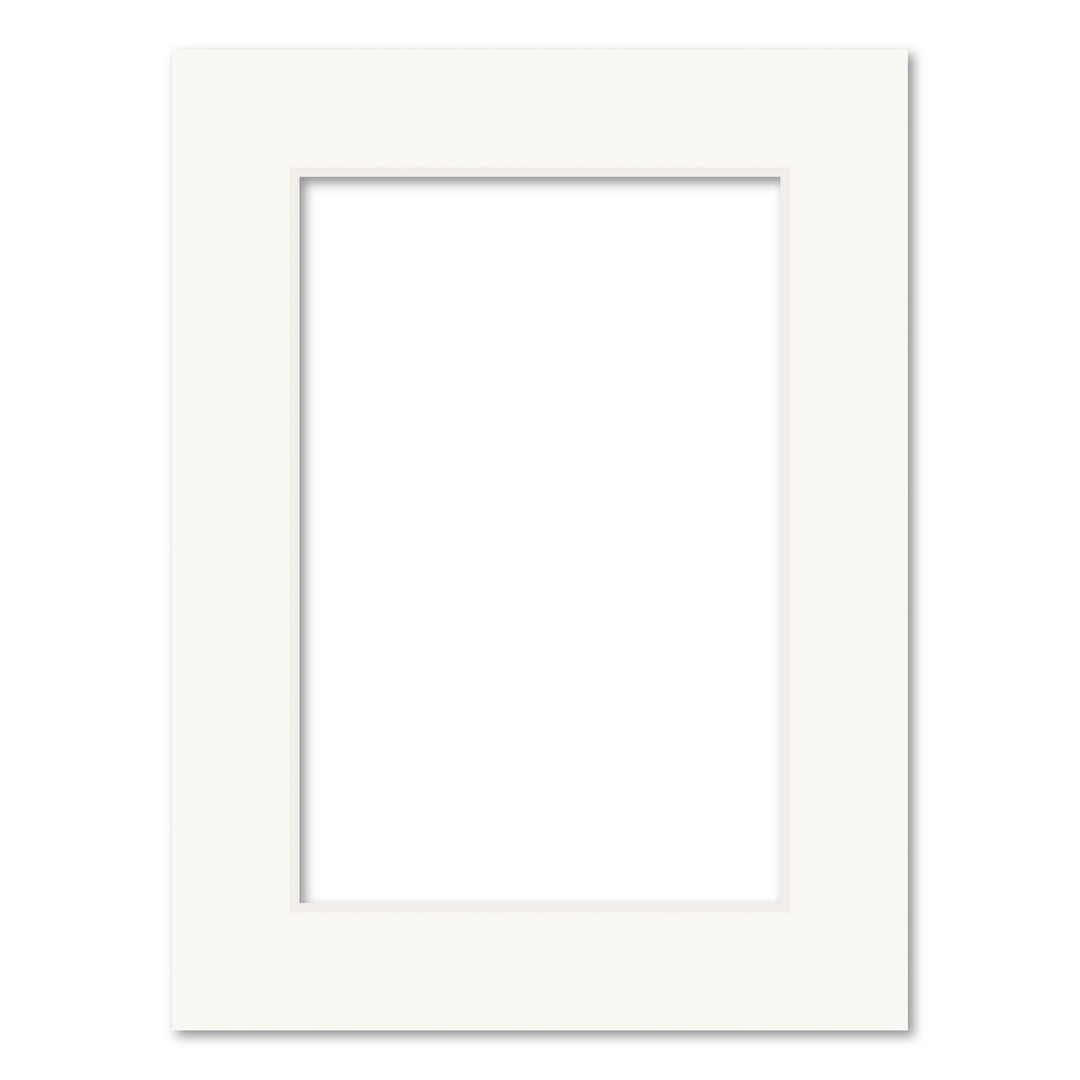 Bulk Mat Board Value Bundle - Ice White (10 Pack) 6x8in (15.2x20.3cm) to suit 4x6in (10x15cm) image from our Mat Boards collection by Profile Products (Australia) Pty Ltd