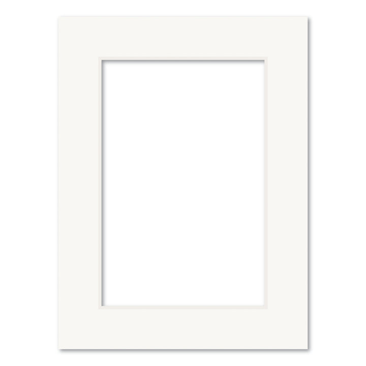 Bulk Mat Board Value Bundle - Ice White (10 Pack) 6x8in (15.2x20.3cm) to suit 4x6in (10x15cm) image from our Mat Boards collection by Profile Products (Australia) Pty Ltd