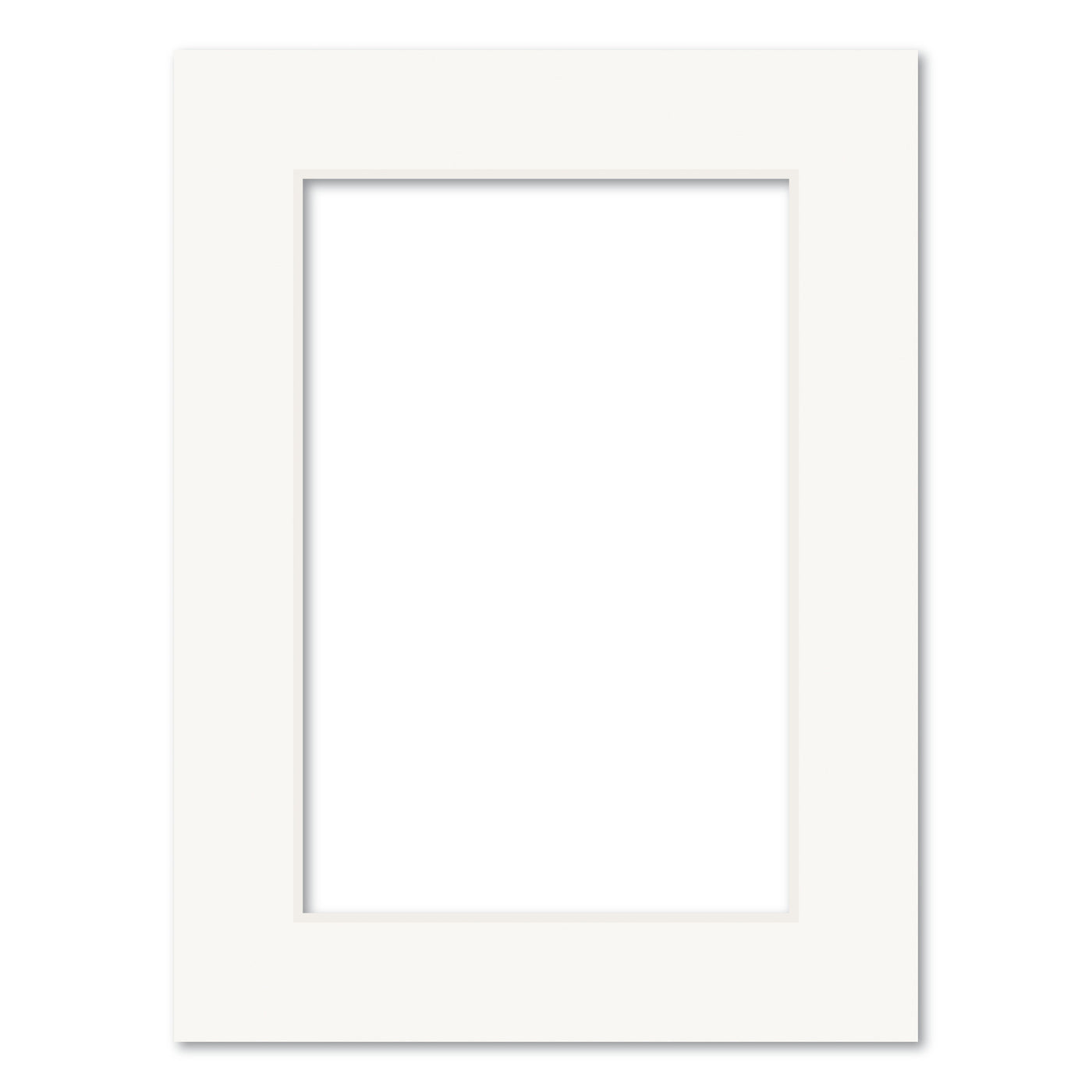 Bulk Mat Board Value Bundle - Ice White (10 Pack) 6x8in (15.2x20.3cm) to suit 4x6in (10x15cm) image from our Mat Boards collection by Profile Products (Australia) Pty Ltd