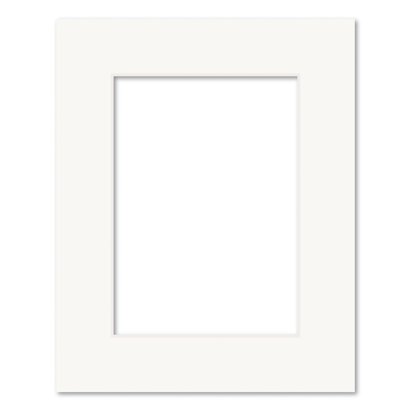 Bulk Mat Board Value Bundle - Ice White (10 Pack) 8x10in (20.3x25.4cm) to suit 5x7in (13x18cm) from our Mat Boards collection by Profile Products (Australia) Pty Ltd