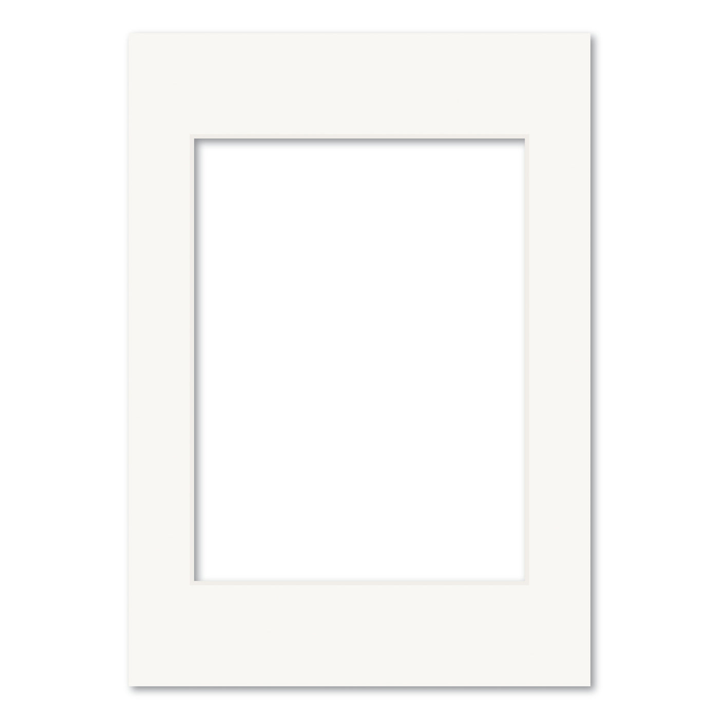 Bulk Mat Board Value Bundle - Ice White (10 Pack) A4 (21x29.7cm) to suit 6x8 (15x20cm) image from our Mat Boards collection by Profile Products (Australia) Pty Ltd